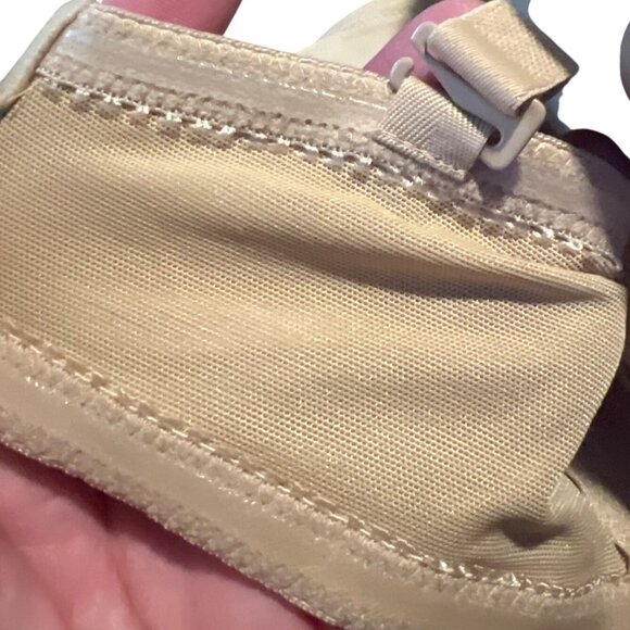 Le Mystere 9755 Dream Shameless Strapless Bra 38F Beige  Adjustable Straps - Picture 7 of 7